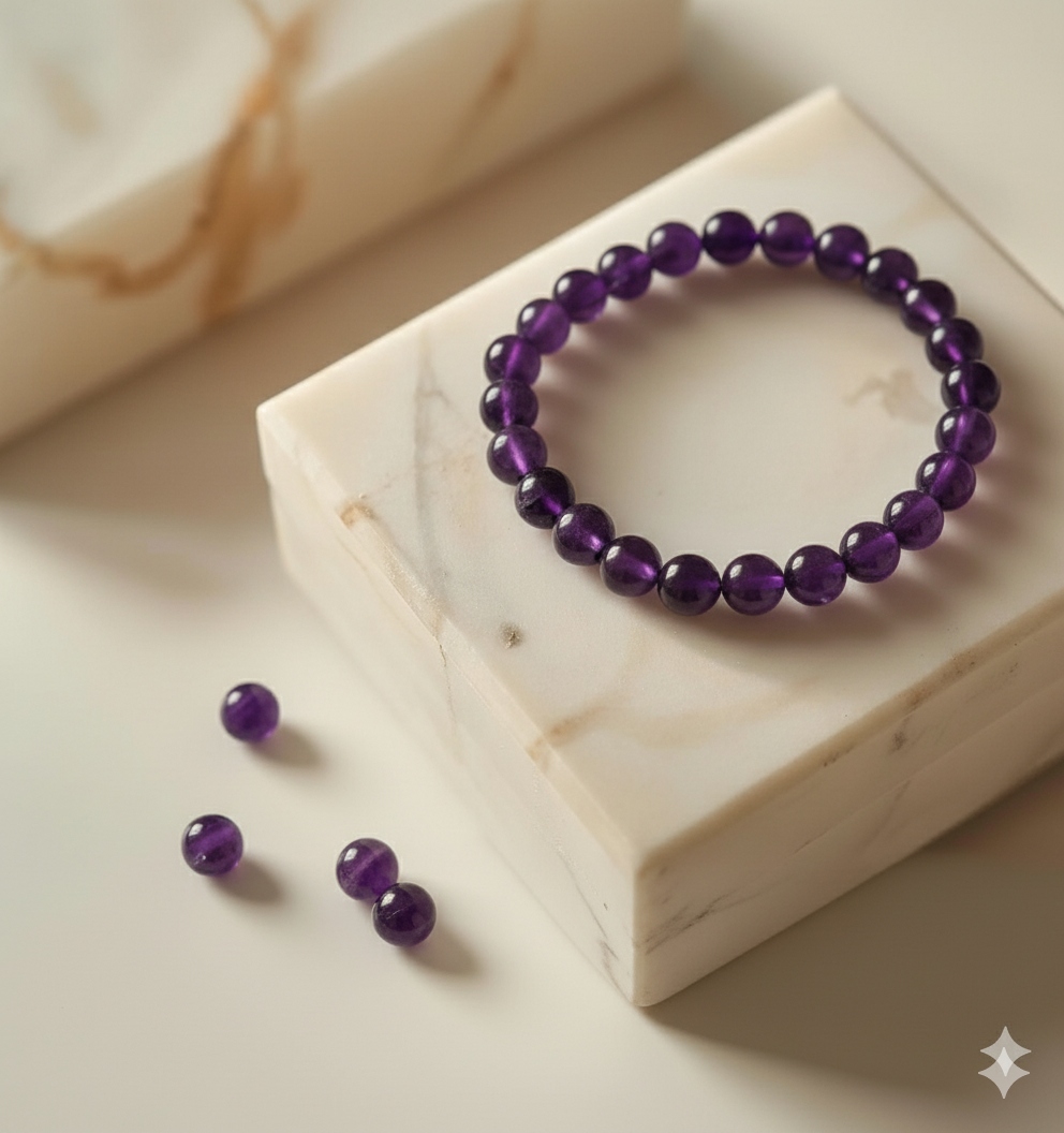 Amethyst Crystal Bracelet