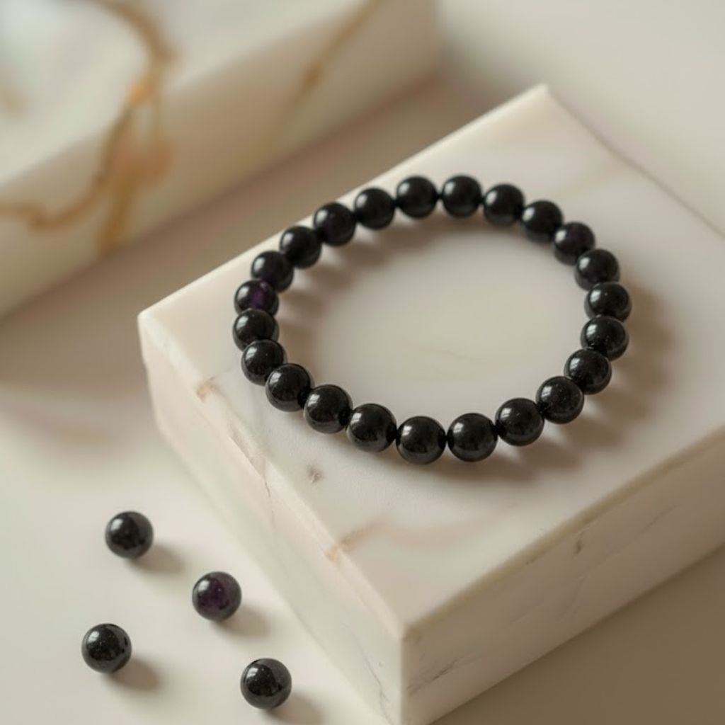 Black Tourmaline Crystal Bracelet