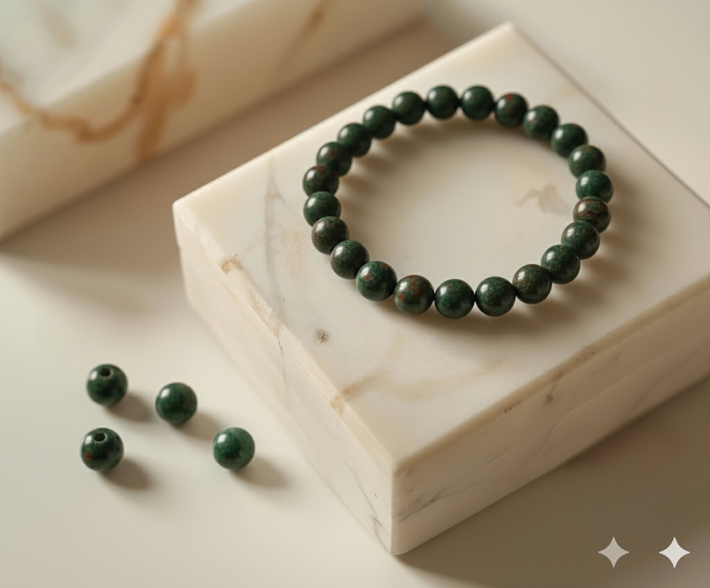 Blood Stone Crystal Bracelet