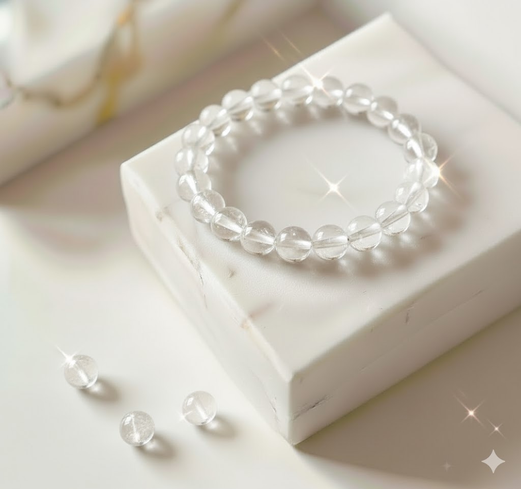 Clear Quartz Crystal Bracelet