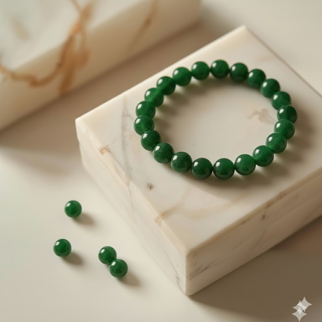 Green Jade Crystal Bracelet