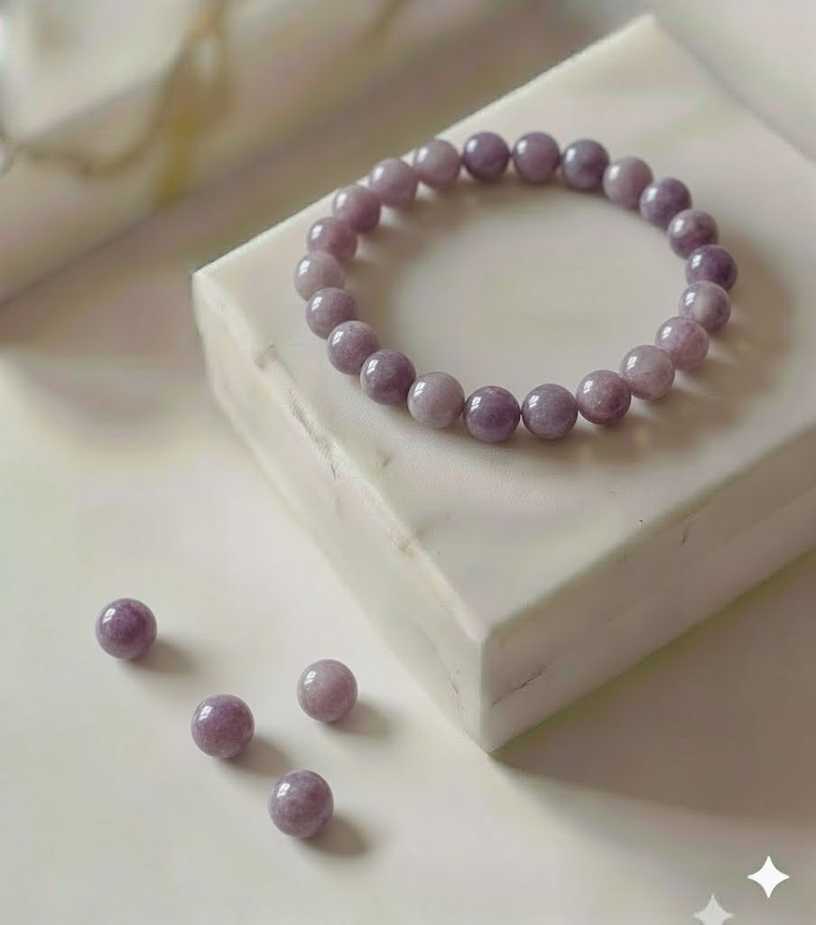 Lepidolite Crystal Bracelet