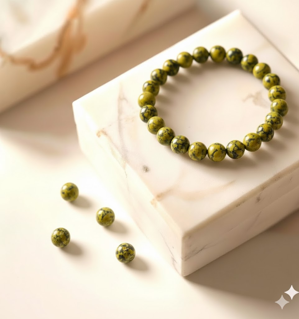 Serpentine Crystal Bracelet