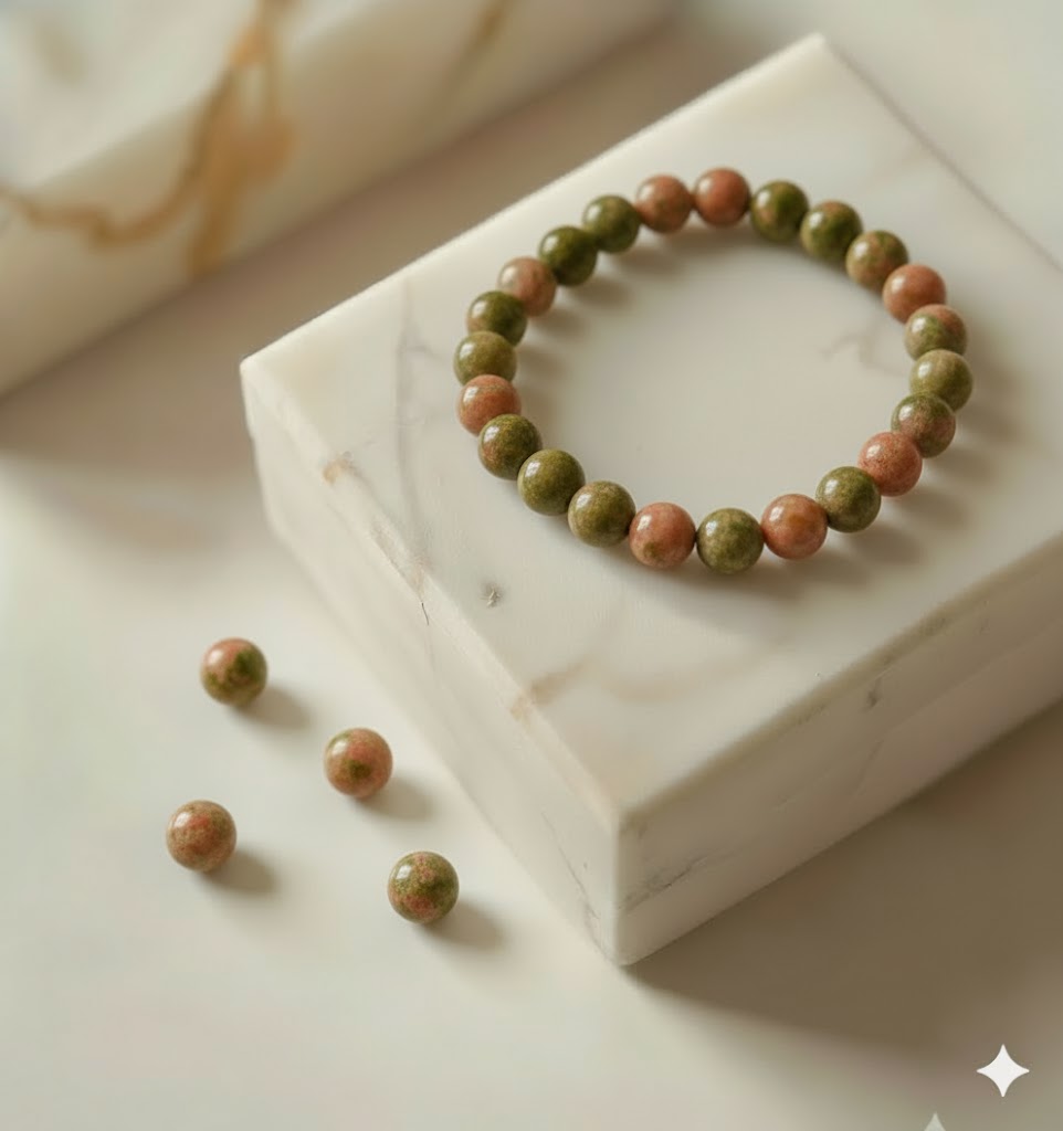 Unakite Crystal Bracelet