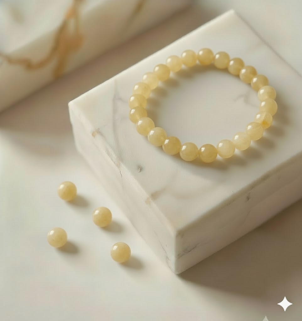 Yellow Calcite Crystal Bracelet