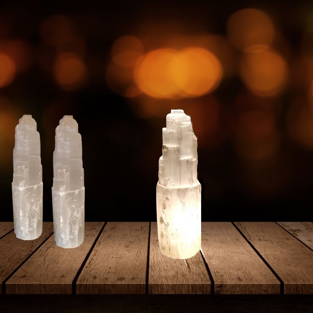 Selenite Lamp