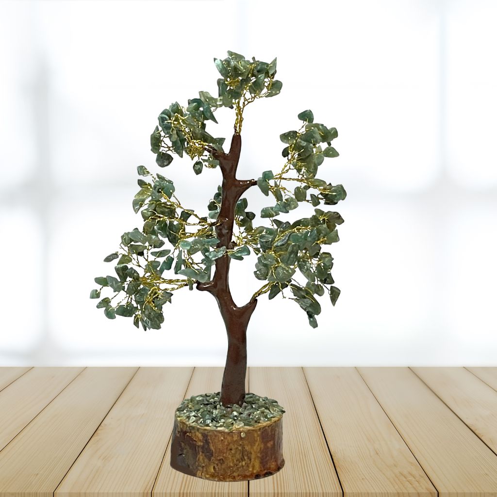 Green Jade Crystal Tree