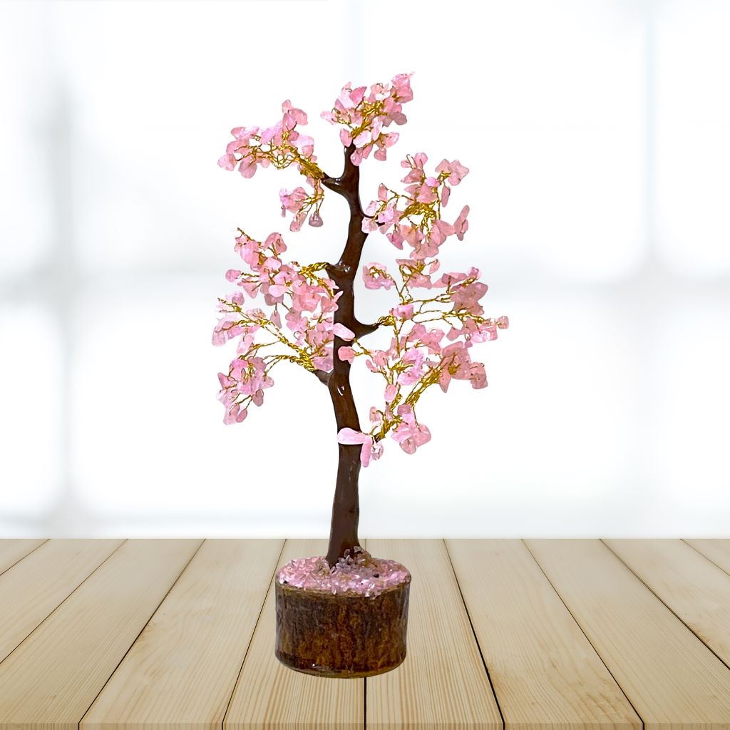 Rose Quartz Crystal Tree