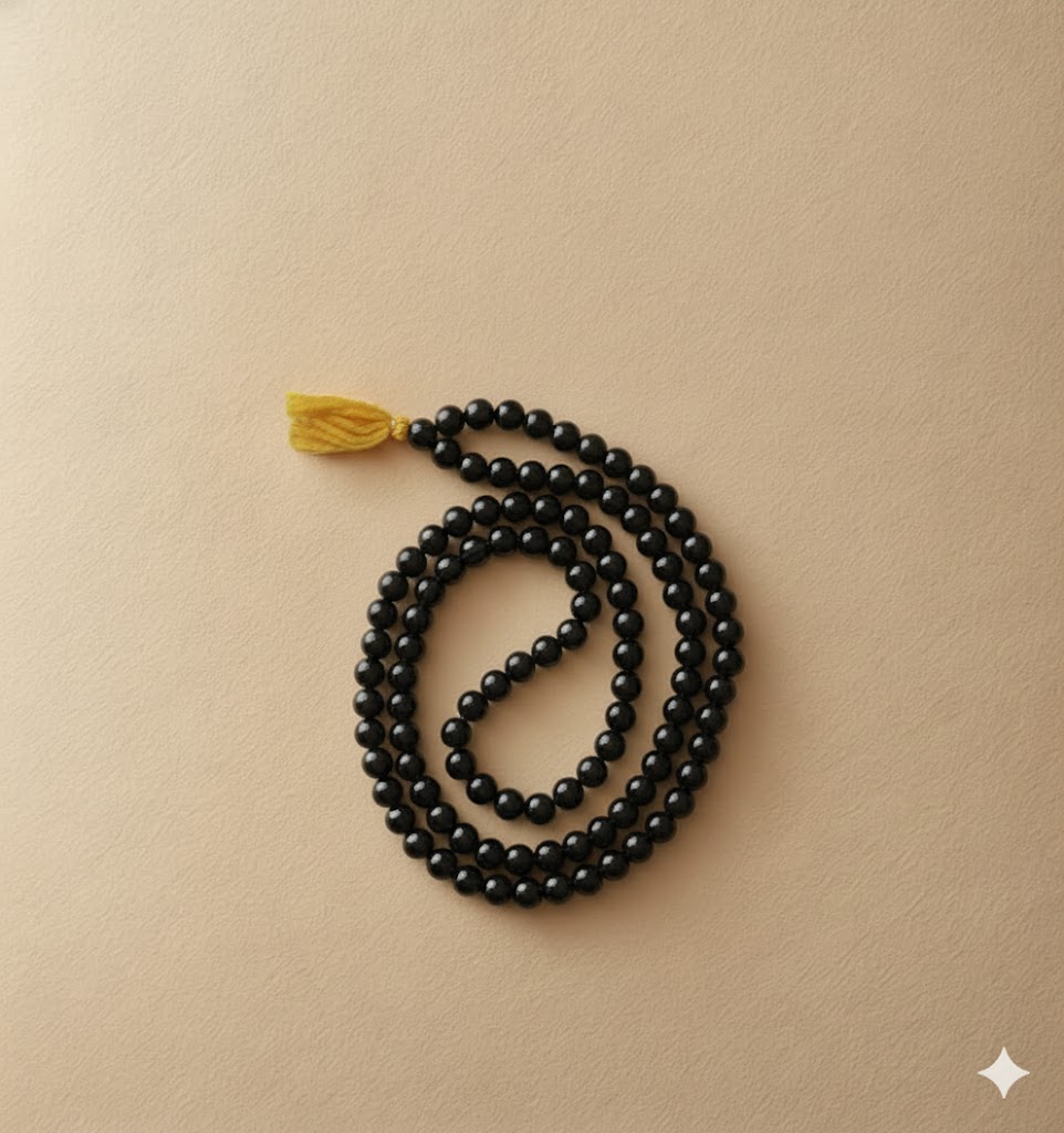 Black Obsidian Jap Mala