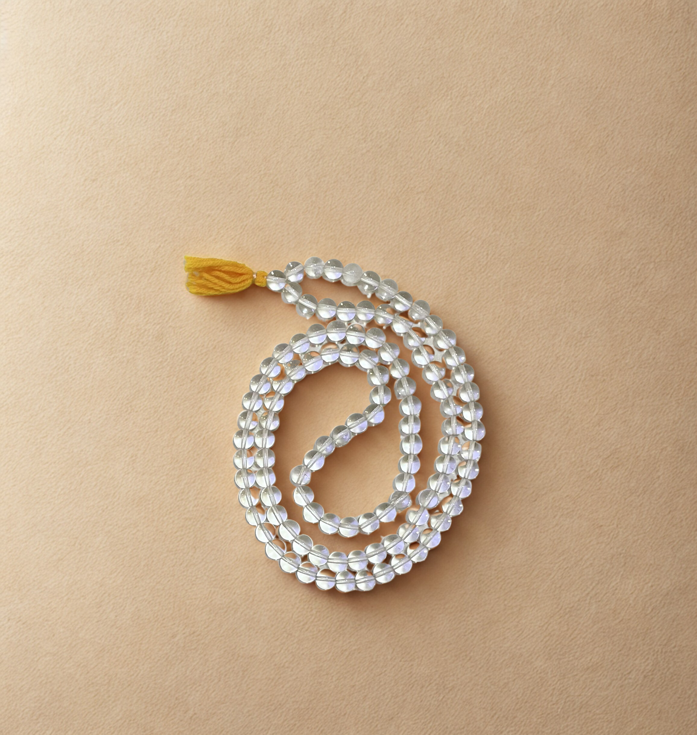 Clear Quartz Jap Mala