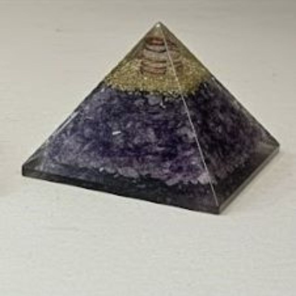 Amethyst Orgonite Pyramid