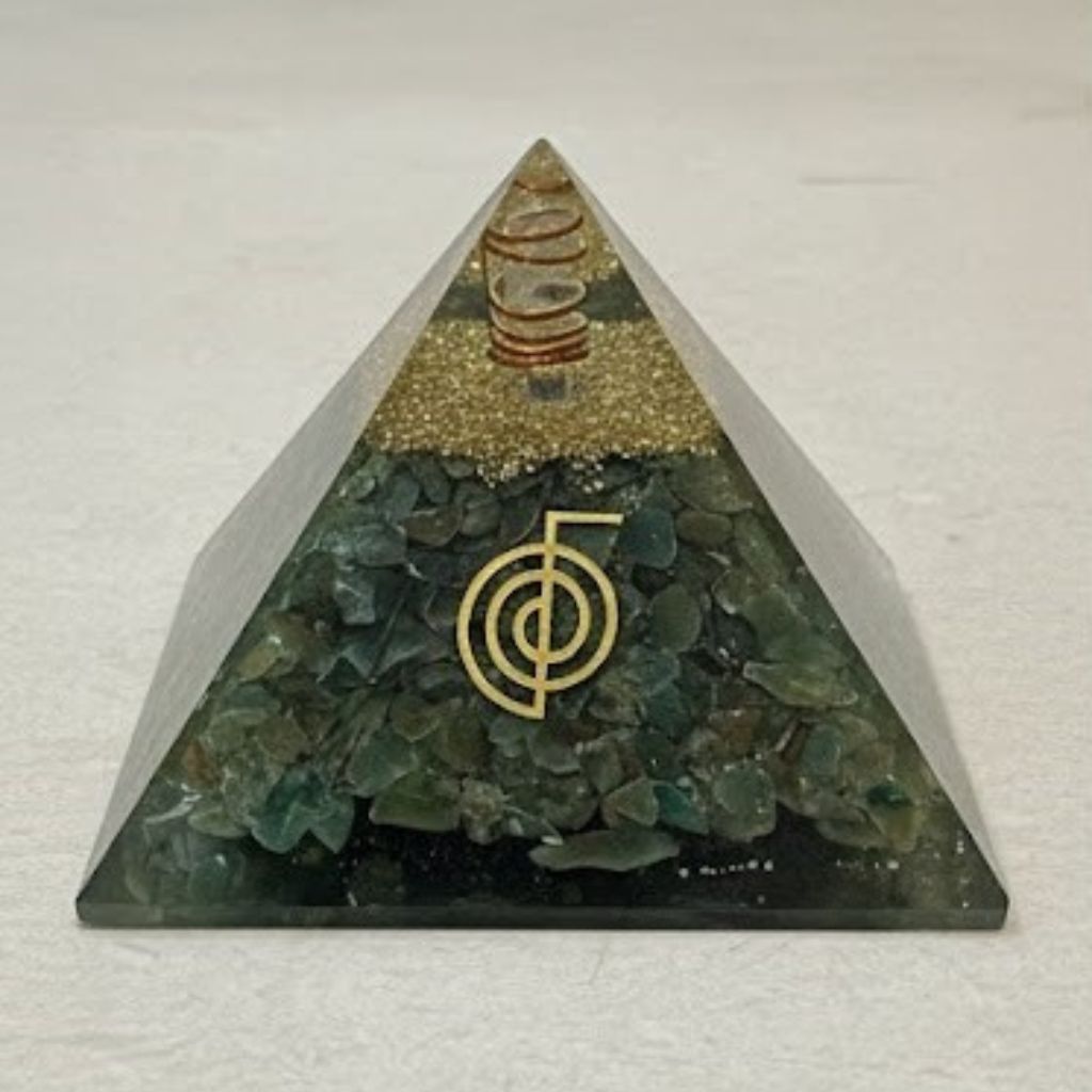 Green Aventurine Orgonite Pyramid