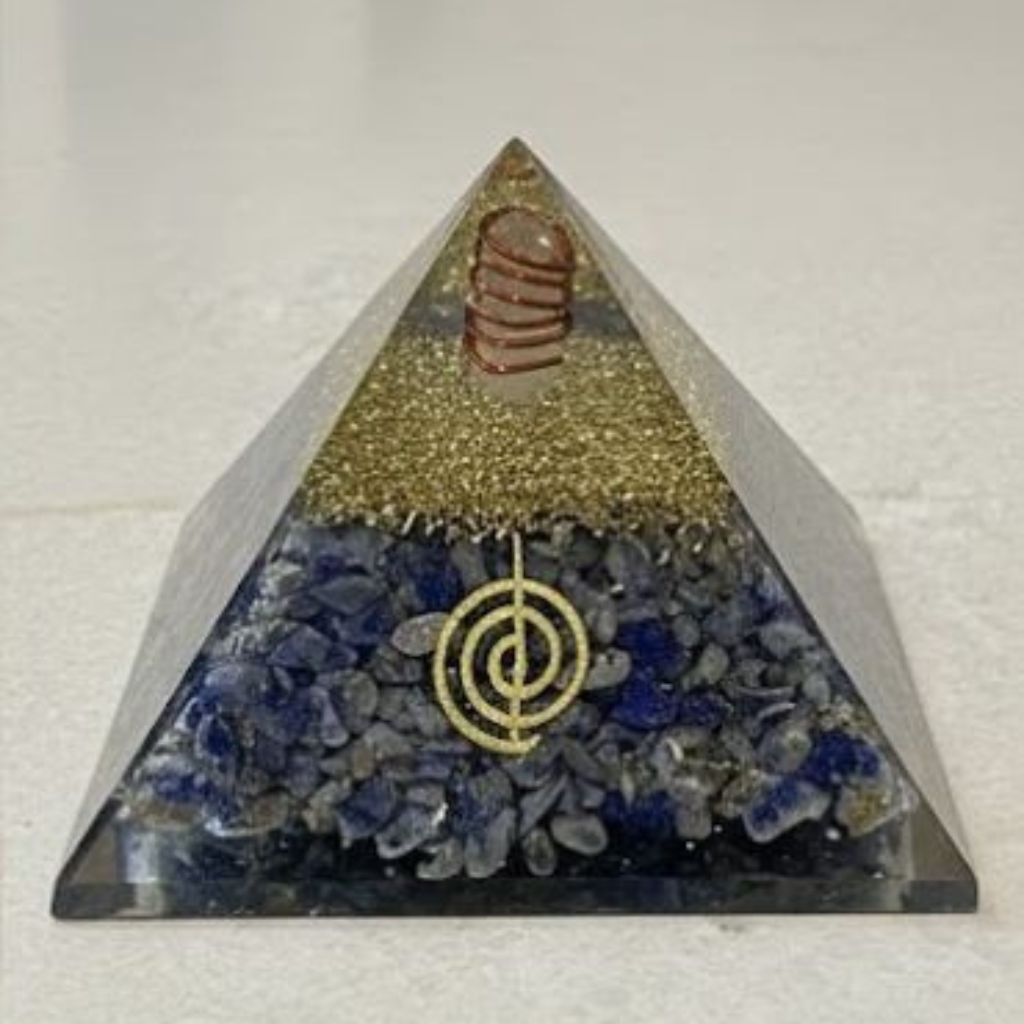 Lapis Lazuli Orgonite Pyramid