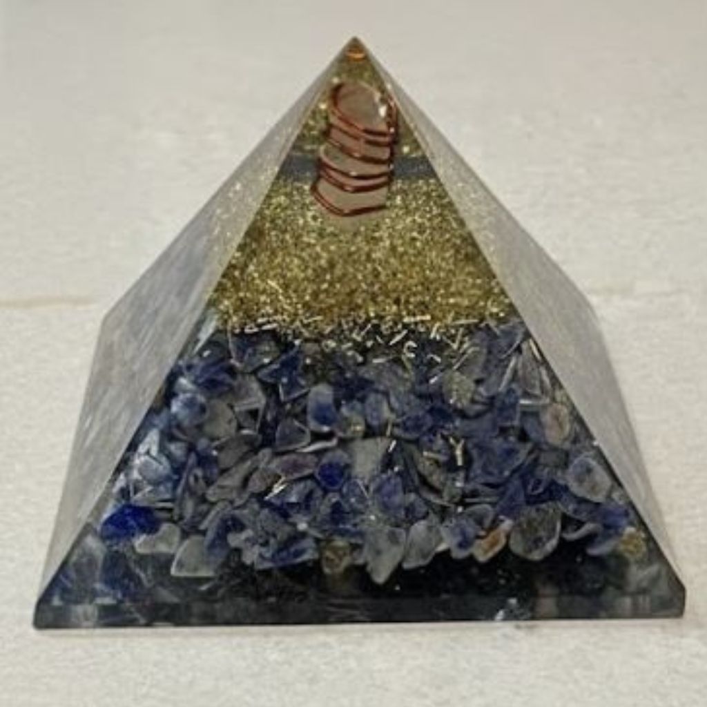 Lapis Lazuli Orgonite Pyramid