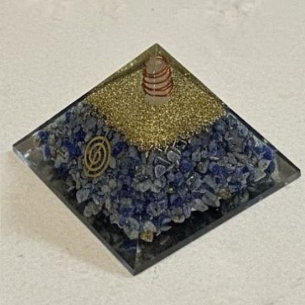 Lapis Lazuli Orgonite Pyramid