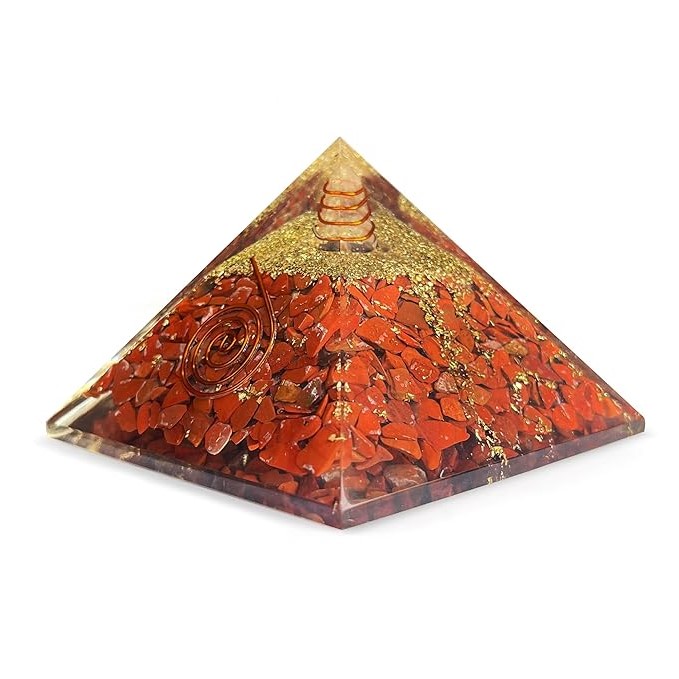 Red Jasper Orgonite Pyramid