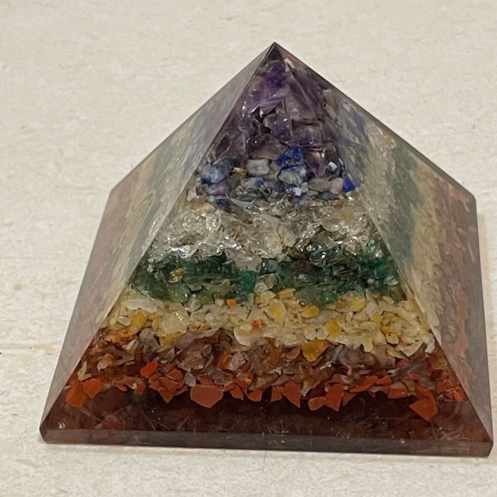 Seven Chakra Crystal Pyramid