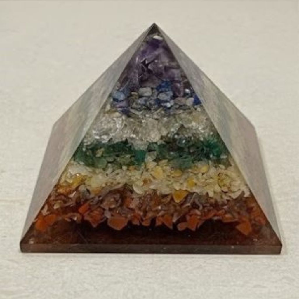 Seven Chakra Crystal Pyramid