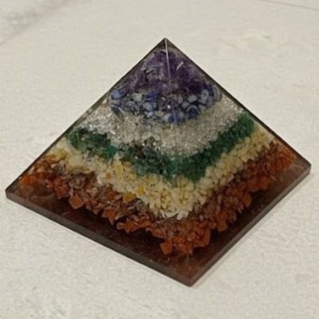 Seven Chakra Crystal Pyramid