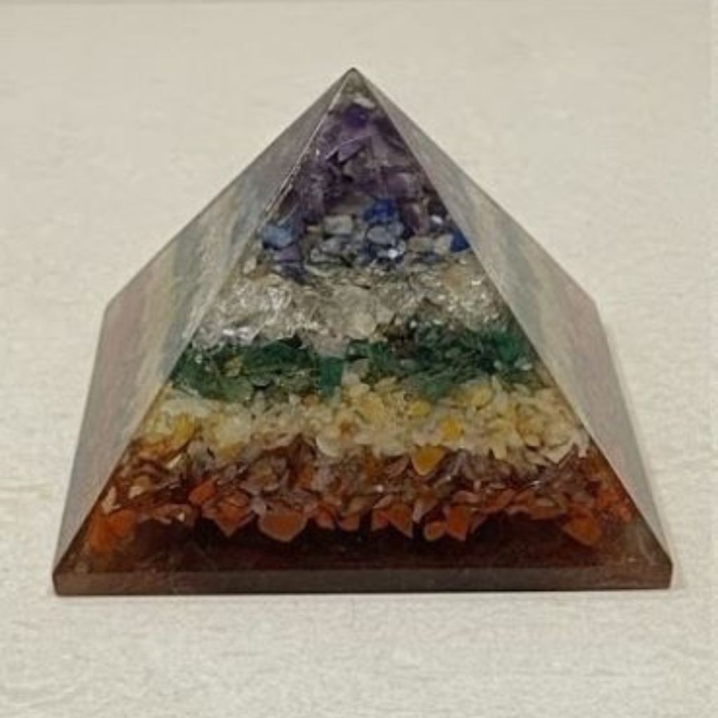 Seven Chakra Crystal Pyramid